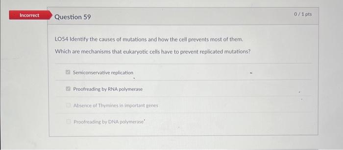 Solved Which are mechanisms that eukaryotic cells have to | Chegg.com