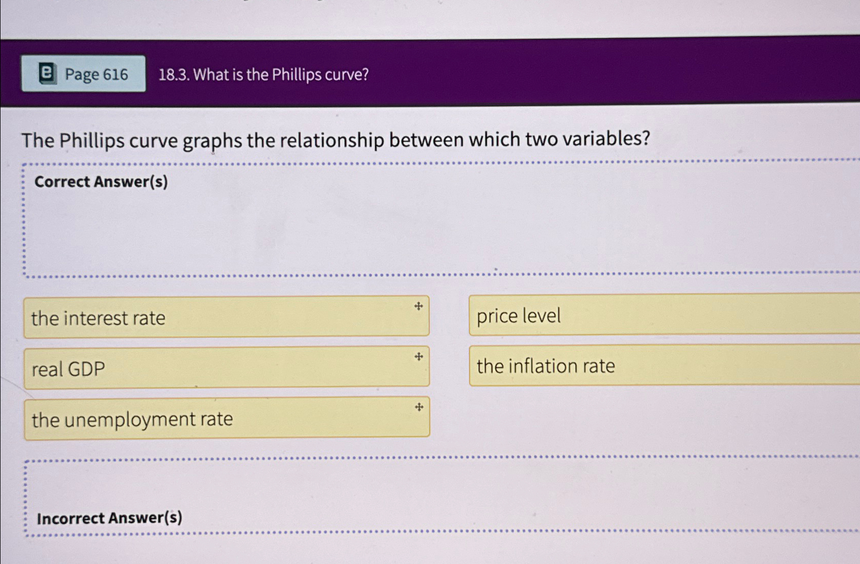 Solved 18.3. ﻿What is the Phillips curve?The Phillips curve | Chegg.com
