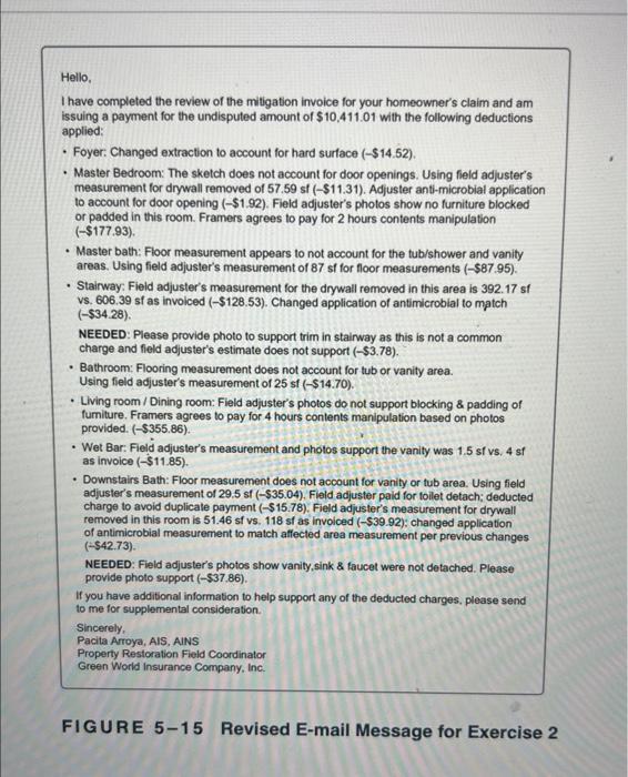 Solved Hello, I have completed the review of the mitigation | Chegg.com