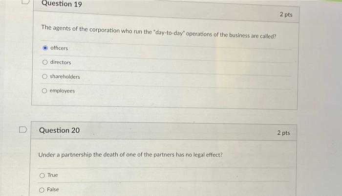 solved-question-19-2-pts-the-agents-of-the-corporation-who-chegg