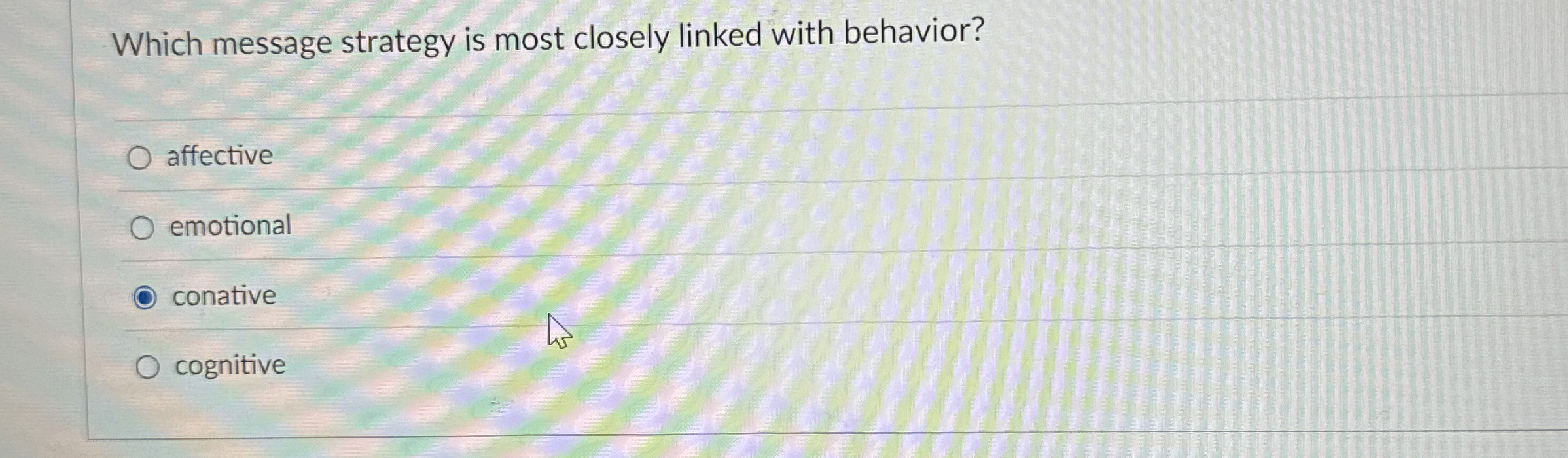Solved Which message strategy is most closely linked with | Chegg.com