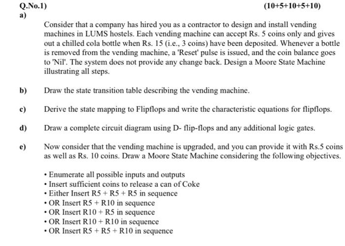 a) Consider that a company has hired you as a | Chegg.com