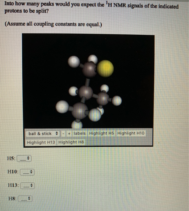 Solved Into How Many Peaks Would You Expect The H Nmr Chegg Com