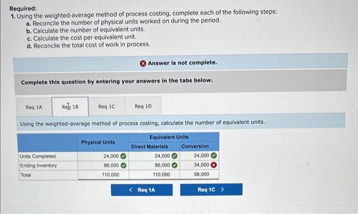 Solved hello, I am having trouble towards the end of this | Chegg.com