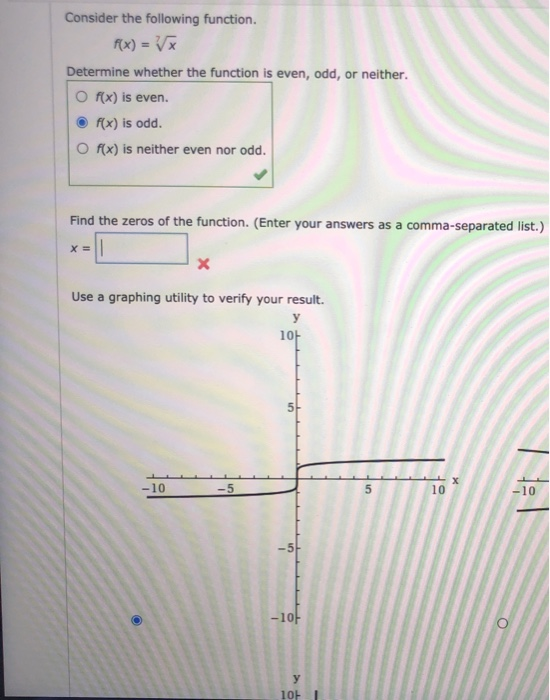 Solved Consider the following function. Rx) = Vx Determine | Chegg.com