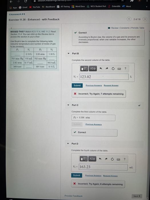 Solved 1 session.mastering Appe Gmal YouTube Blackboard AT Chegg