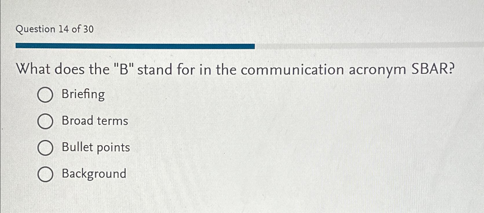 Solved Question 20 ﻿of 20What does the 