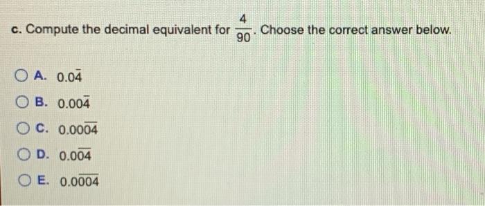 Solved a. Write each of the following as a fraction in the | Chegg.com