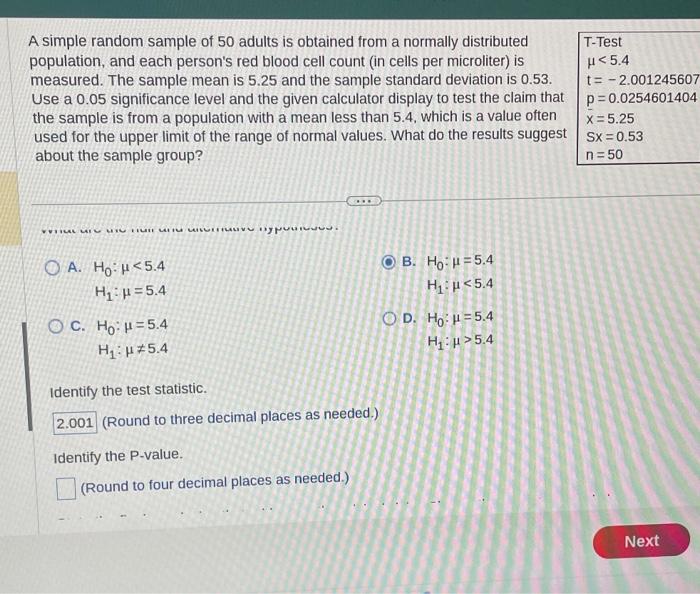 Solved A simple random sample of 50 adults is obtained from | Chegg.com