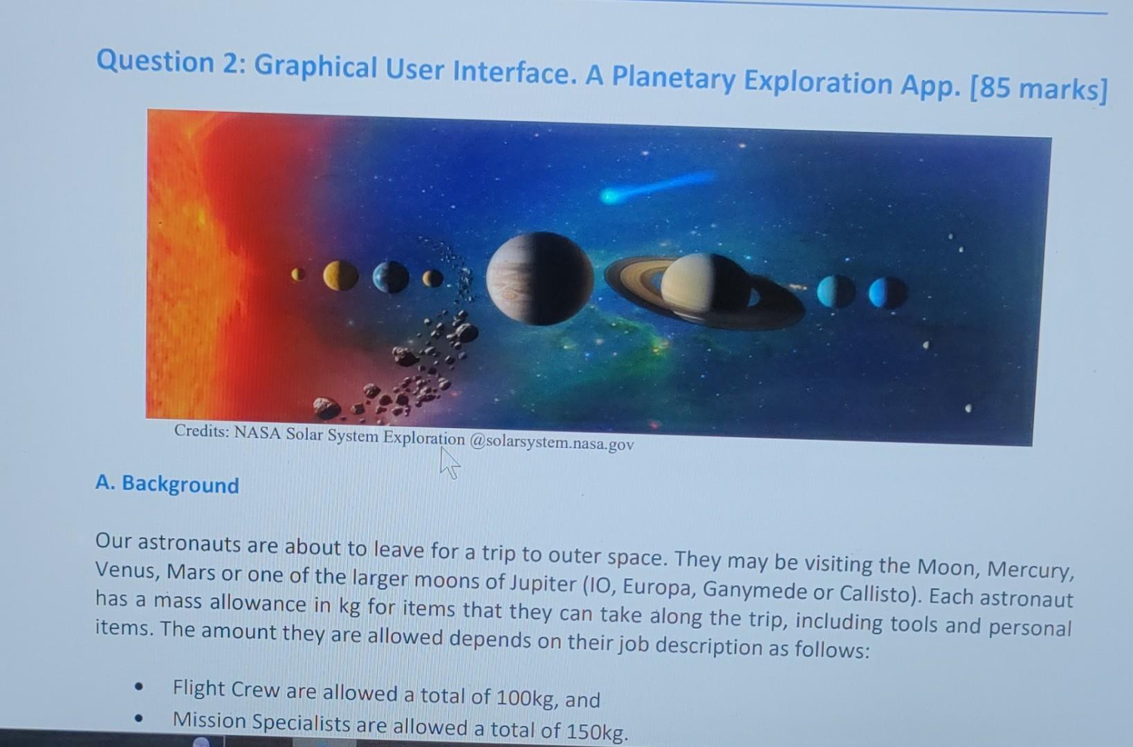 [Solved]: Question 2: Graphical User In