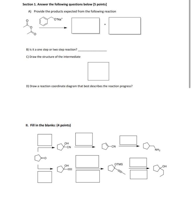 Solved Section 1. Answer the following questions below [5 | Chegg.com