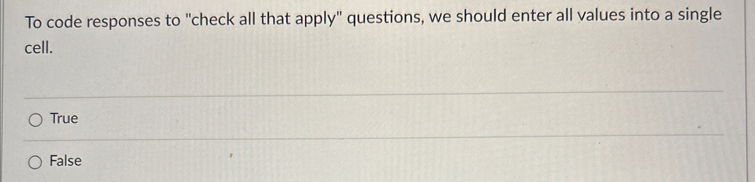 Solved To code responses to 