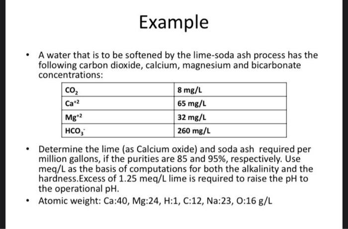 solved-example-a-water-that-is-to-be-softened-by-the-chegg