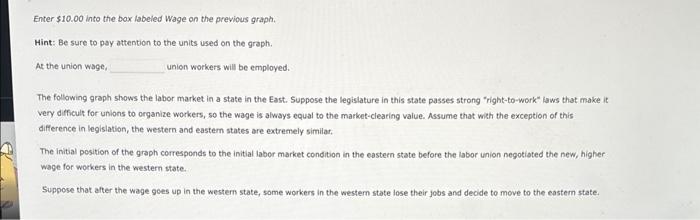 Solved Contrasting Labor Union Laws In Two States Consider | Chegg.com