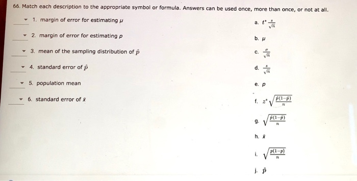 Solved 66. Match Each Description To The Appropriate Symbol | Chegg.com