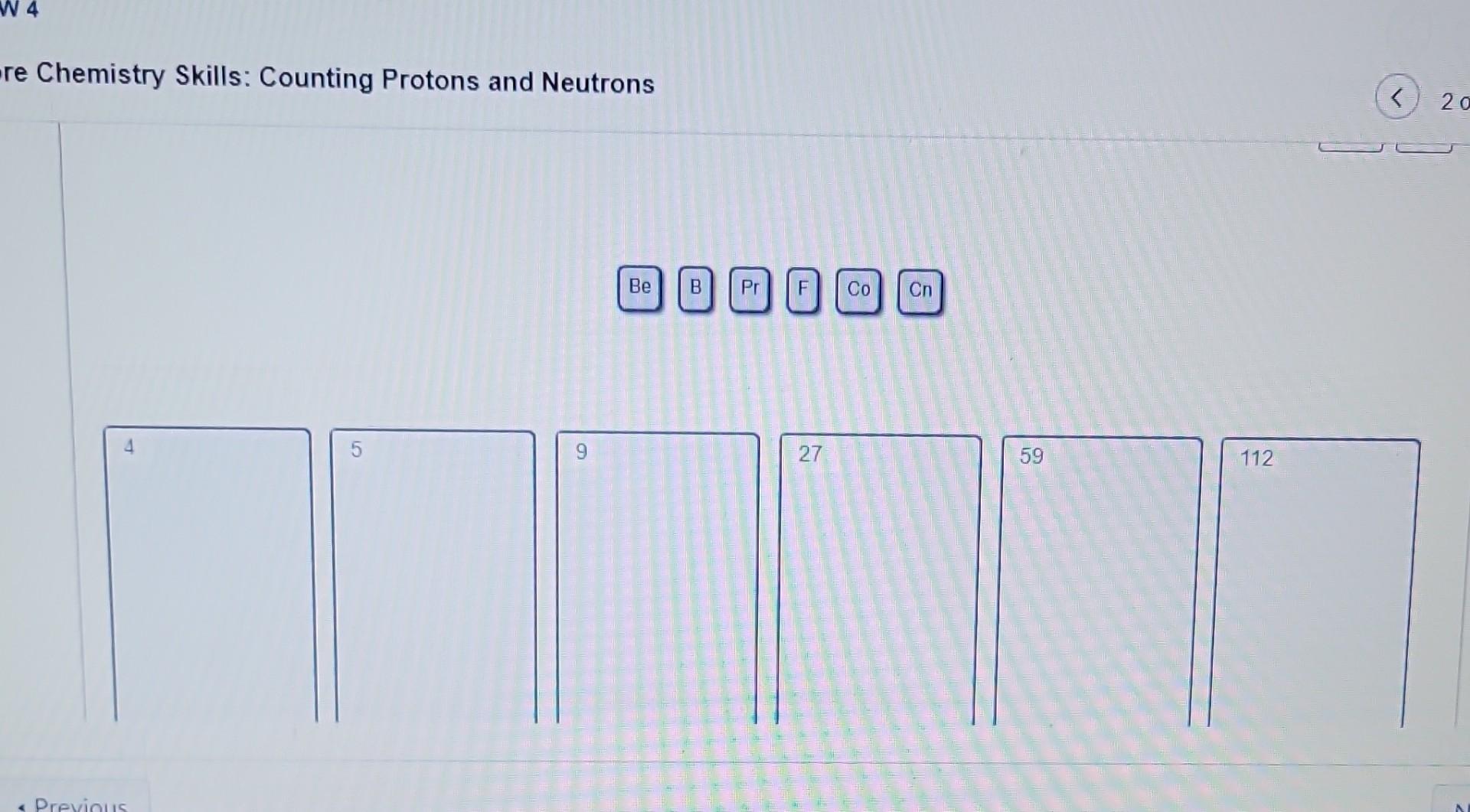 Solved Chemistry Skills: Counting Protons and Neutrons | Chegg.com