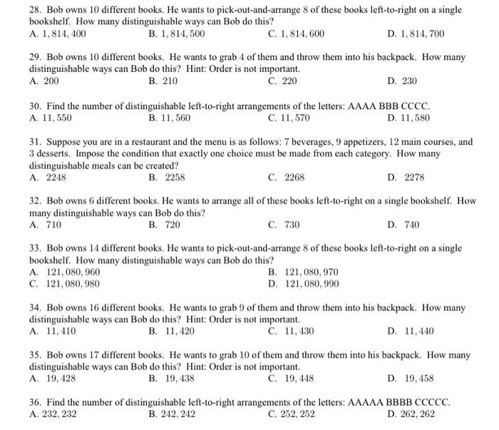 Solved I would really need all of these problems solved and | Chegg.com