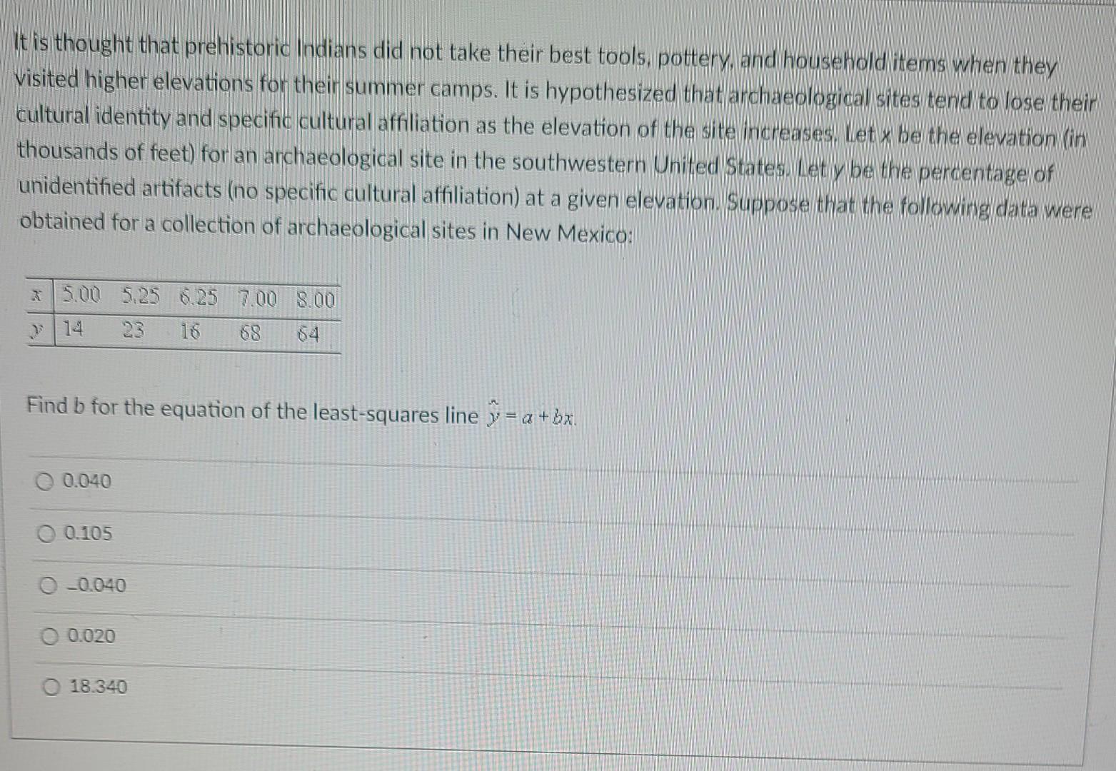 solved-it-is-thought-that-prehistoric-indians-did-not-take-chegg