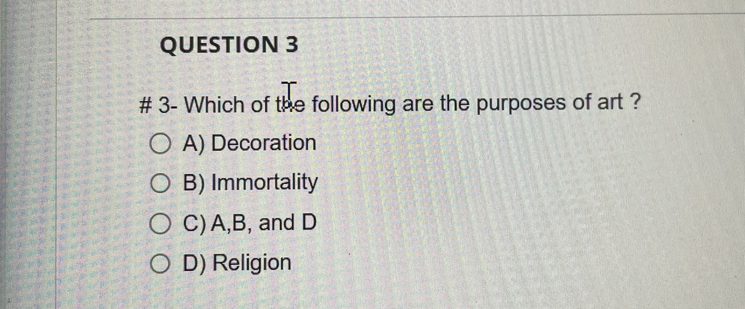Solved QUESTION 3# 3- ﻿Which of the following are the | Chegg.com