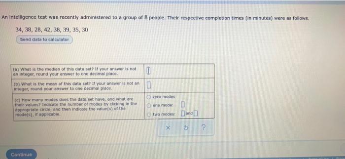 Solved An Intelligence test was recently administered to a | Chegg.com