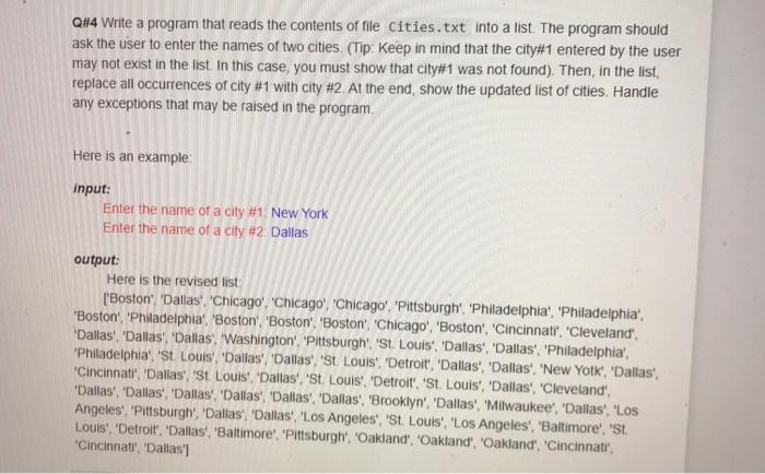 Solved Q#4 Write a program that reads the contents of file | Chegg.com