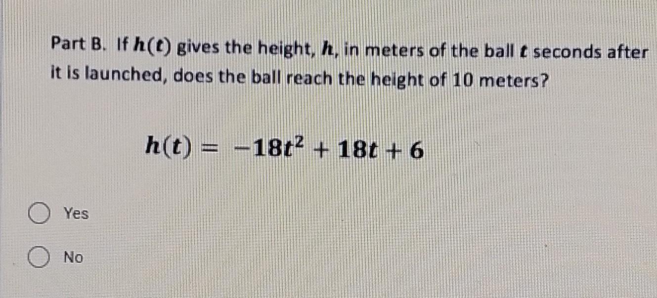 Part A. A toy cannon ball is launched on top of a