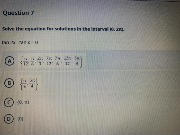 Solved Test Content Question 1 Find the exact value of the | Chegg.com