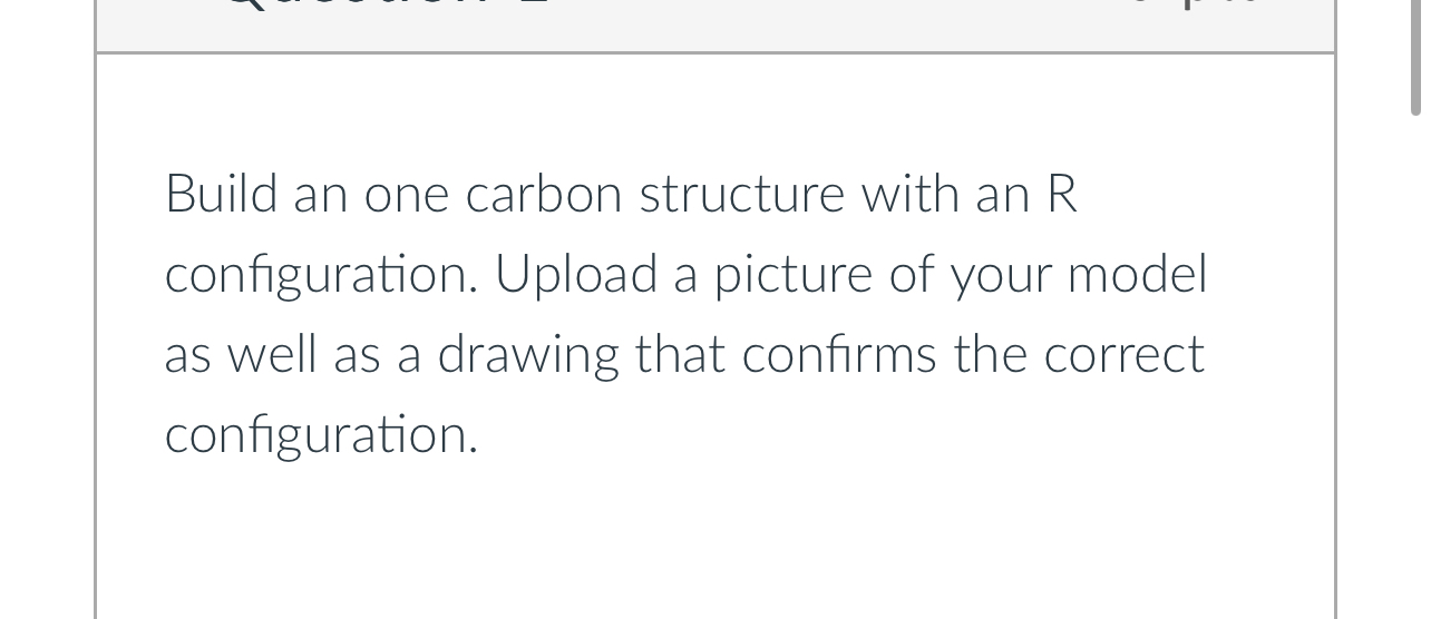 Solved Build an one carbon structure with an R | Chegg.com