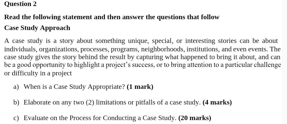 Read the following statement and then answer the | Chegg.com