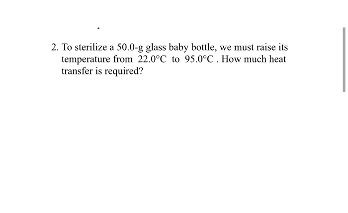 Temperature to sterilize baby hot sale bottles