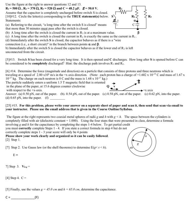 Solved (4) 2. A parallel plate capacitor has a dielectric | Chegg.com