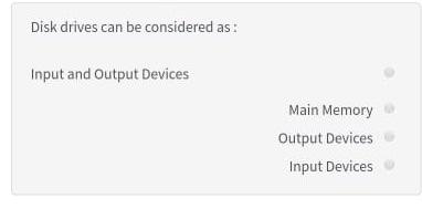 Solved Disk drives can be considered as: Input and Output | Chegg.com