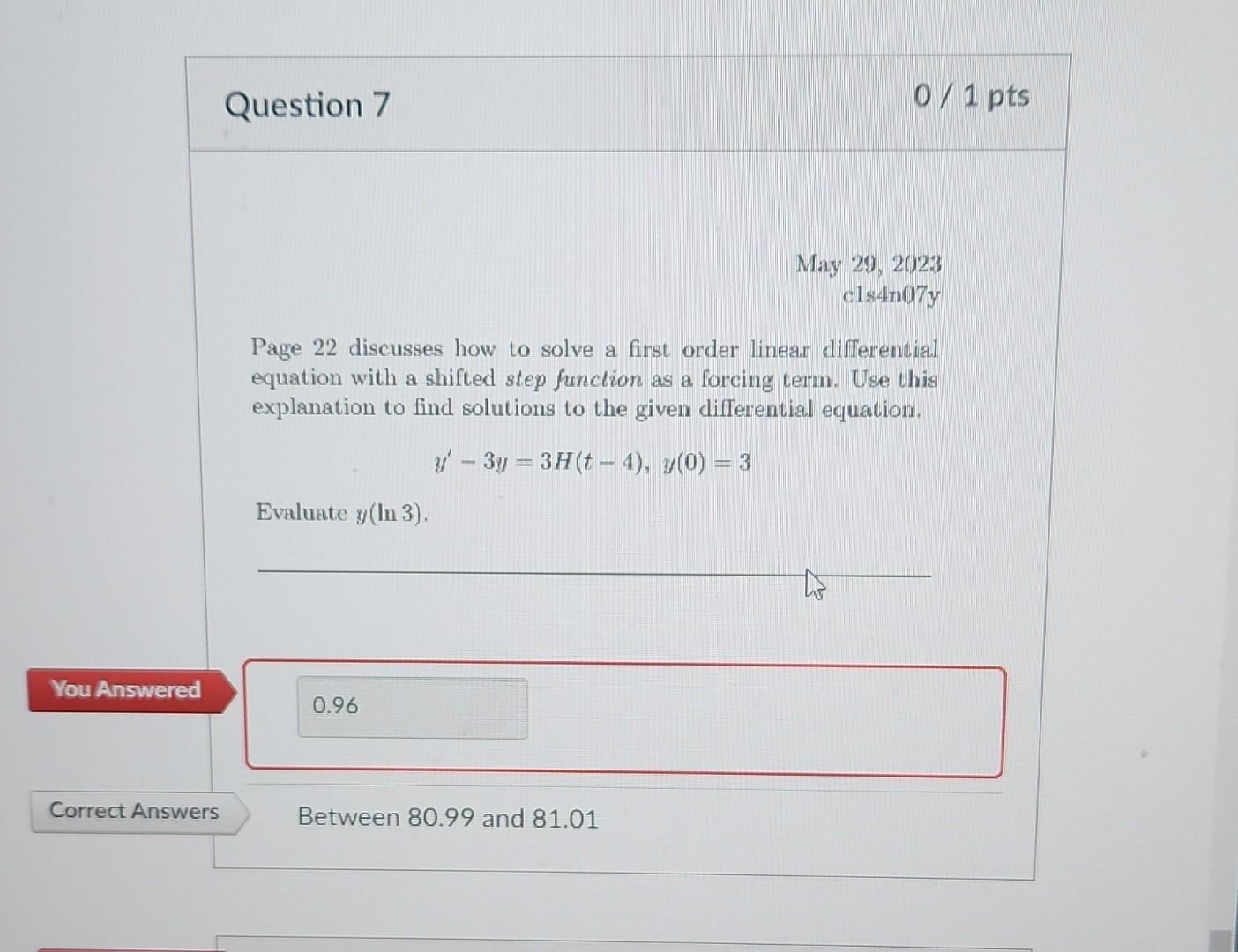 Solved Page 22 discusses how to solve a first order linear | Chegg.com