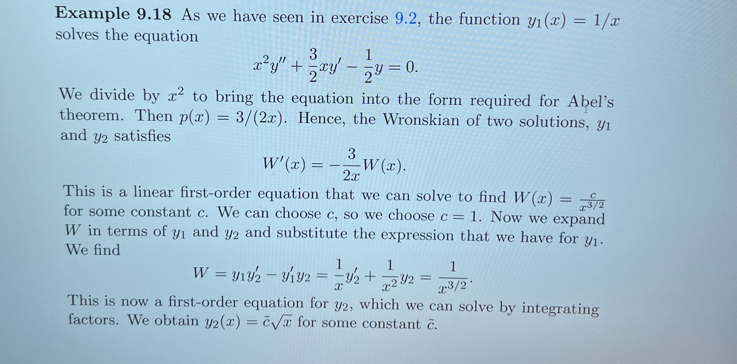Solved I need detailed solution for the last step of "solve | Chegg.com