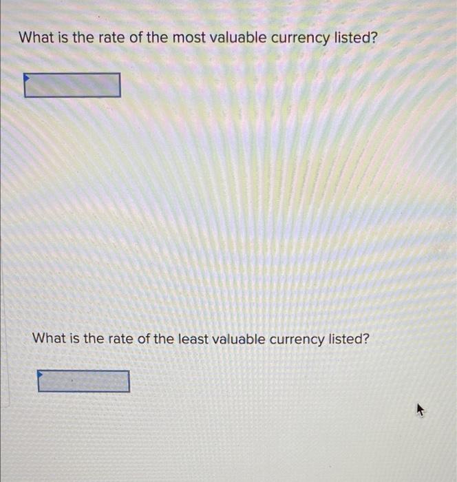 Solved Use The Information Below To Answer The Questions Chegg