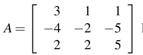 Solved In each case find the characteristic poly- nomial, | Chegg.com