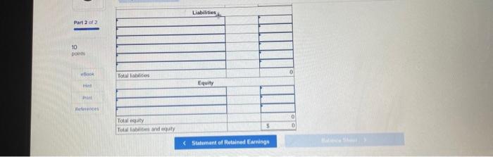 Solved Prepare the balance sheet at December 31 .Required | Chegg.com