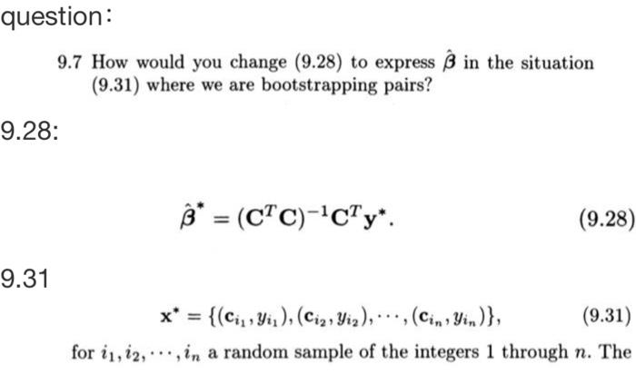 Question 9 7 How Would You Change 9 28 To Expre Chegg Com