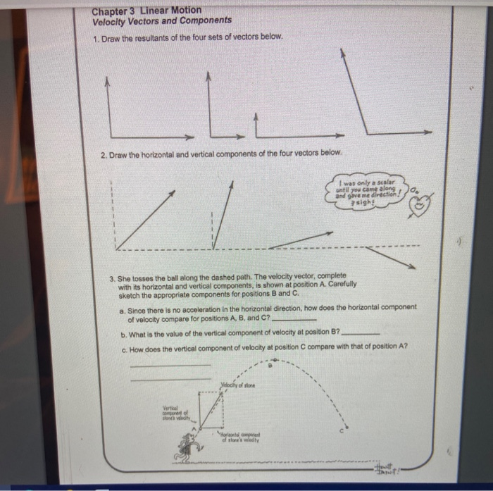 Solved Chapter 3 Linear Motion NonAccelerated Motion 1. The
