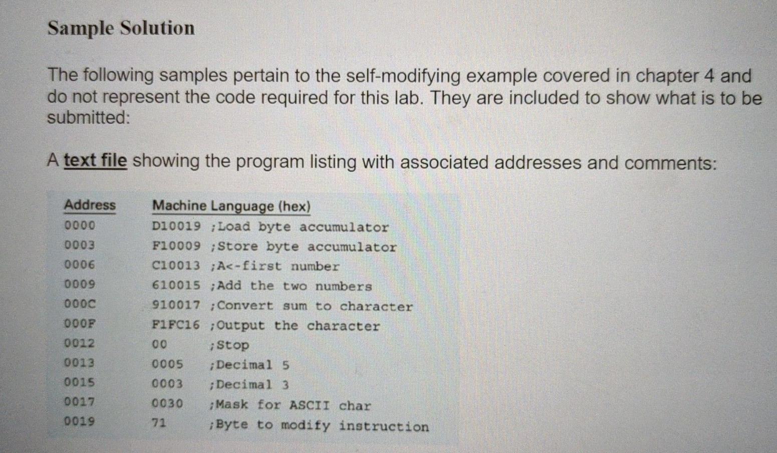 Solved Program 1 (50%) Write a machine language program to | Chegg.com