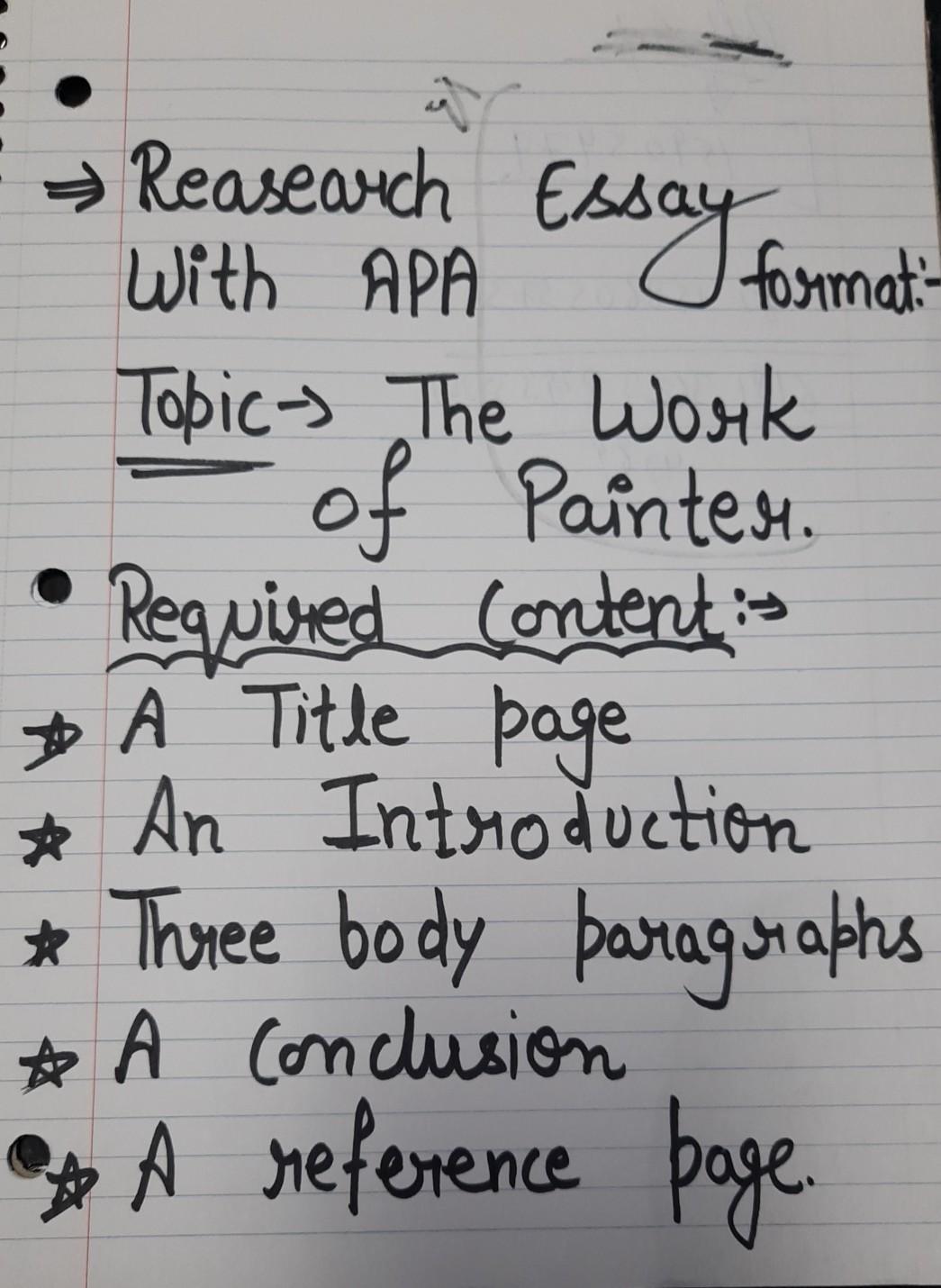 apa style conclusion