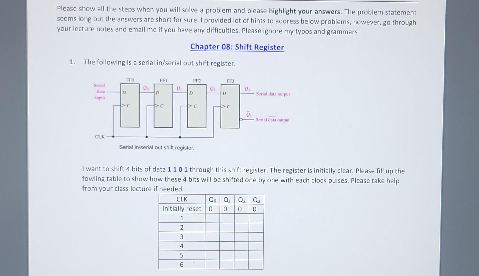 Solved Please Show All The Steps When You Will Solve A | Chegg.com