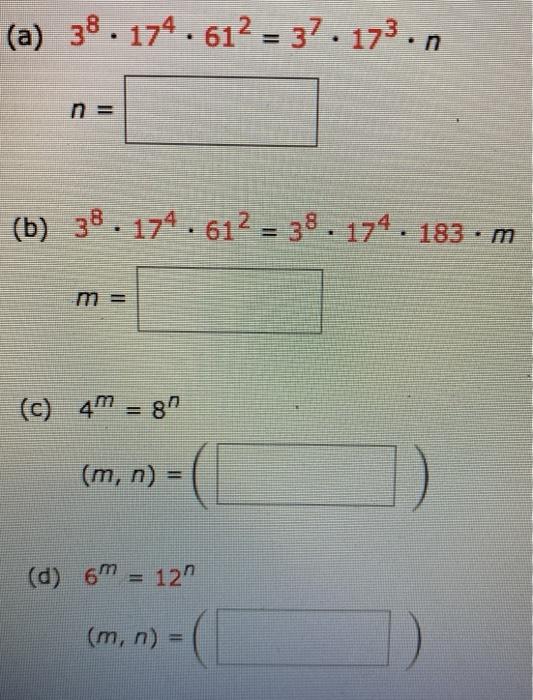 Solved Which Equation Cannot Be True For Whole Numbers M Chegg Com