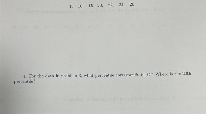 Solved SOLVE BY HAND4. For the data in problem 3, what | Chegg.com