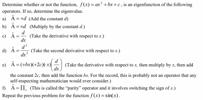 Solved Determine Whether Or Not The Function F X Ax Chegg Com