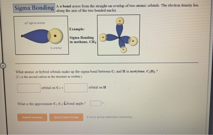 Solved Sigma Bonding As bond arises from the straight-on | Chegg.com