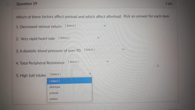 Solved D Question 19 5 pts Which of these factors affect | Chegg.com