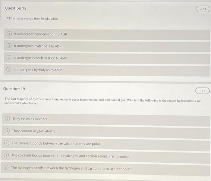 Solved Which of the following effects can occur because of | Chegg.com