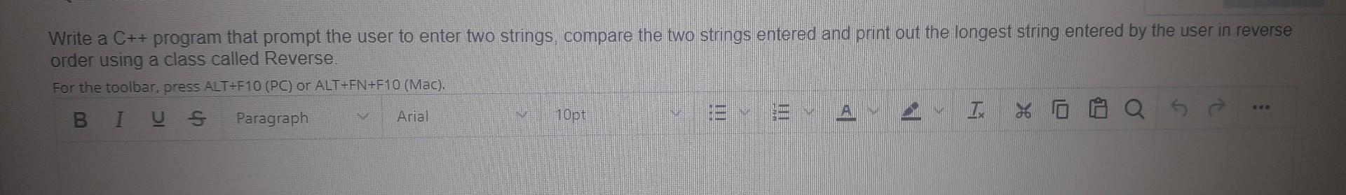 Solved Write a C++ program that prompt the user to enter two | Chegg.com