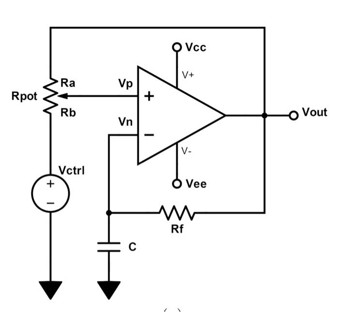 Solved I used a 10k ohm potentiometer, 1k ohm, 1 micro farad | Chegg.com